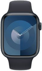 Apple Watch Series 9, Cellular, 41mm, Midnight, Midnight Sport Band - M/L (MRHT3QC/A)
