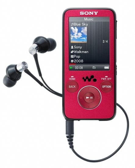 Sony WALKMAN NWZ-S638FR / 8GB (Red)