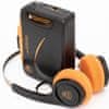 Cassette Walkman Bluetooth, černá/oranžová