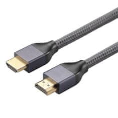 MG kabel HDMI 2.1 8K / 4K / 2K 5m, stříbrný