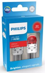 Philips Ultinon Pro6000SI LED 11498RU60X2 P21W BA15S 12V 2.3W red 2ks