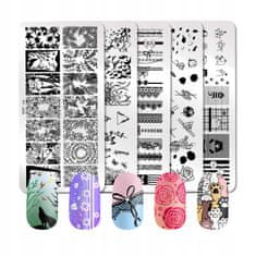 TOJATO Razítkovací deska, vzory na nehty, nail art, Vánoce, JR-140
